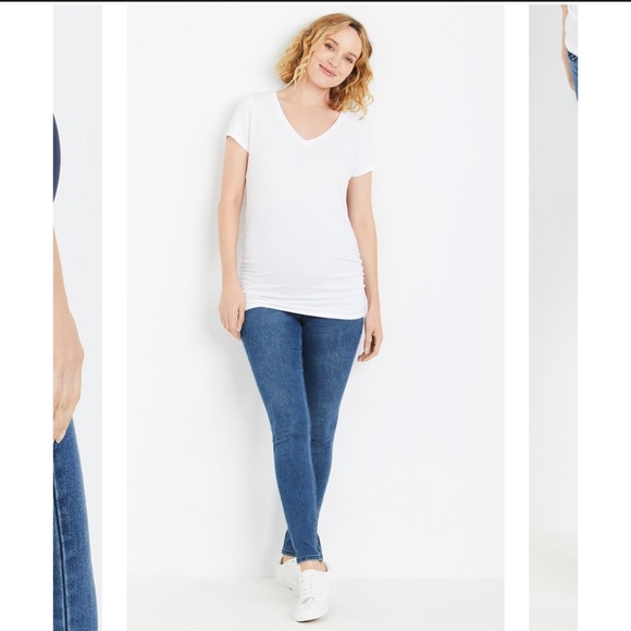 INDIGO BLUE SECRET FIT BELLY SKINNY MATERNITY JEAN - Picture 3 of 13